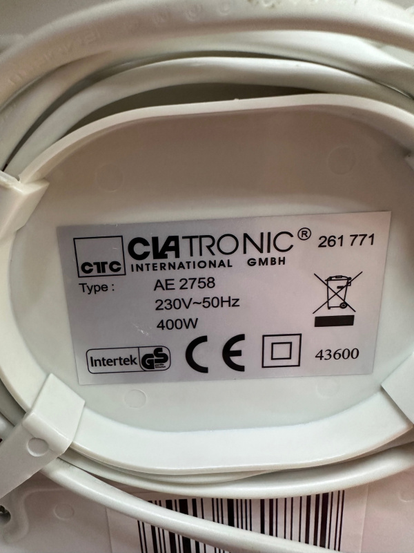 СОКОВЫЖИМАЛКА Clatronic AE 2758